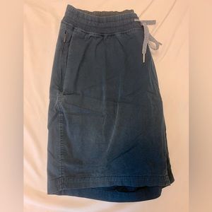 Mens Lululemon Navy Hybrid Shorts XL